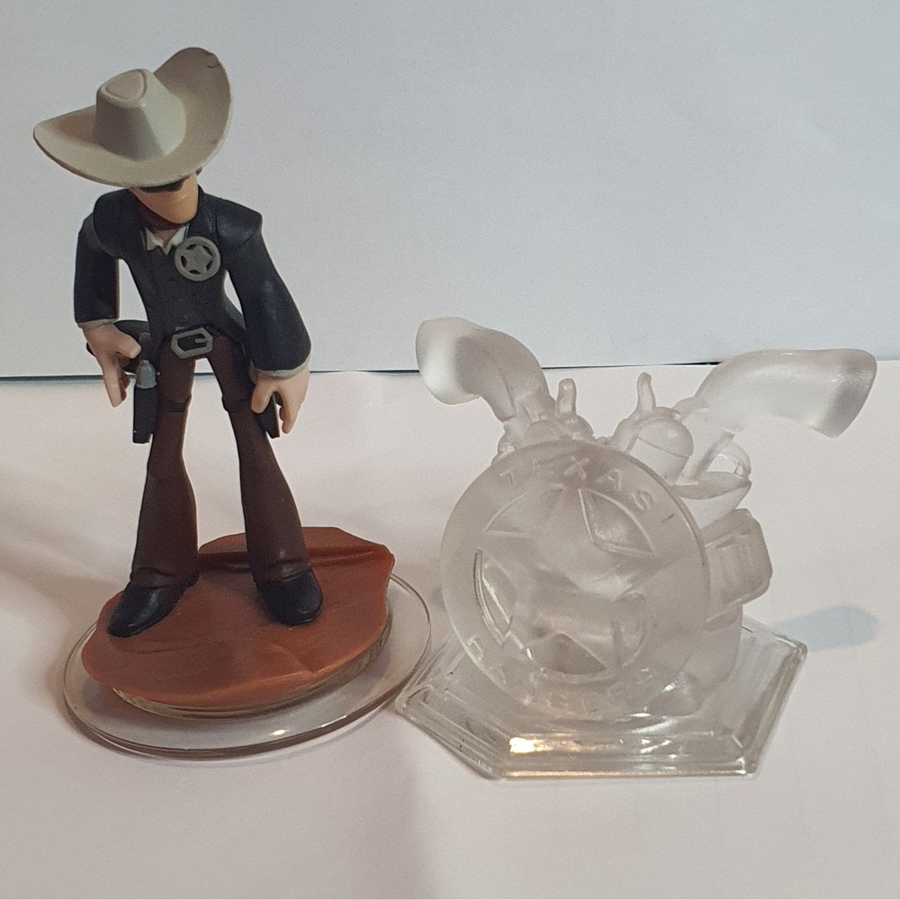 Disney Infinity Lone Ranger Figure‎ and Crystal Play Set INF-1000004 INF-2000003